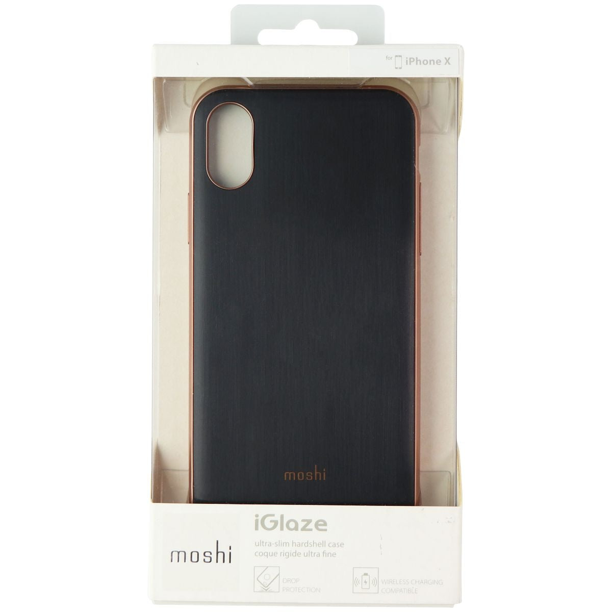 Moshi iGlaze Ultra-Slim Case for Apple iPhone Xs/X - Armour Black Cell Phone - Cases, Covers & Skins Moshi    - Simple Cell Bulk Wholesale Pricing - USA Seller