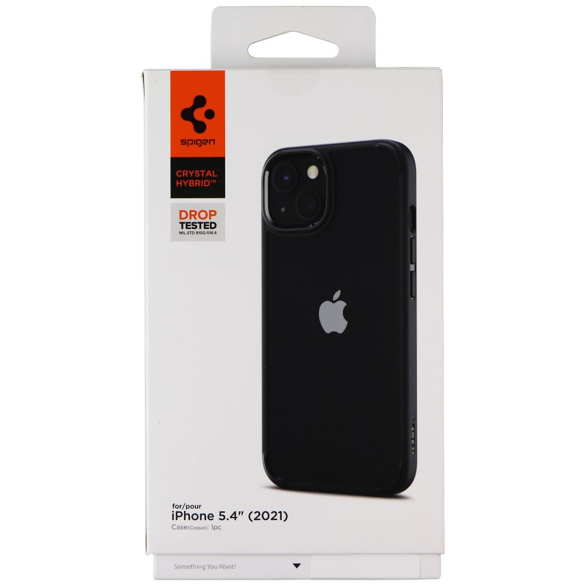 Spigen Crystal Hybrid Series Case for Apple iPhone 13 mini - Black Cell Phone - Cases, Covers & Skins Spigen    - Simple Cell Bulk Wholesale Pricing - USA Seller