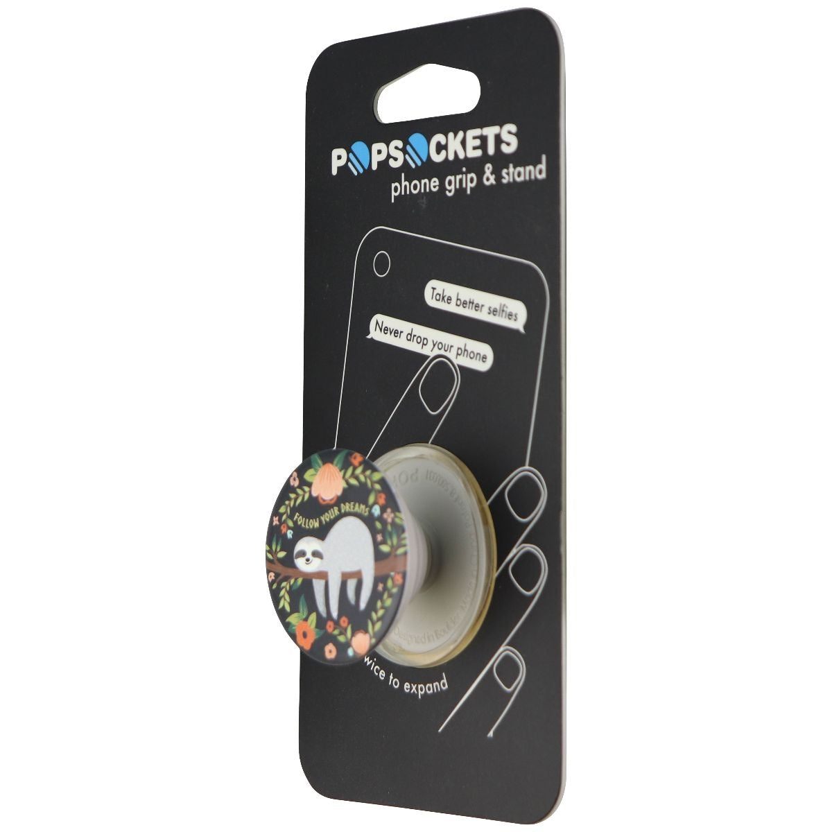 PopSockets: Collapsible Grip & Stand for Phones and Tablets - Follow Your Dreams Cell Phone - Mounts & Holders PopSockets    - Simple Cell Bulk Wholesale Pricing - USA Seller