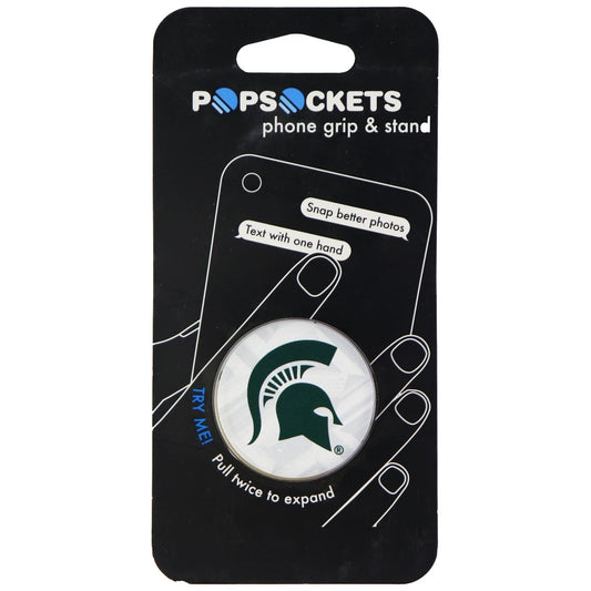 PopSockets: Collapsible Grip & Stand for Phones and Tablets - Michigan State Cell Phone - Mounts & Holders PopSockets    - Simple Cell Bulk Wholesale Pricing - USA Seller