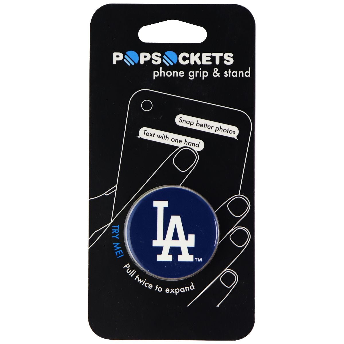 PopSockets: Collapsible Grip & Stand for Phones and Tablets - LA Dodgers Gloss Cell Phone - Mounts & Holders PopSockets    - Simple Cell Bulk Wholesale Pricing - USA Seller