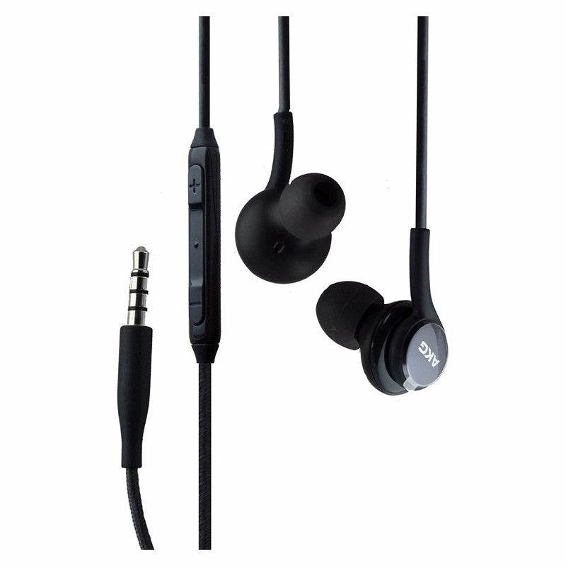 Samsung AKG EO-IG955 3.5mm Earbud Headphones with Microphone/Remote - Dark Gray Cell Phone - Headsets Samsung    - Simple Cell Bulk Wholesale Pricing - USA Seller