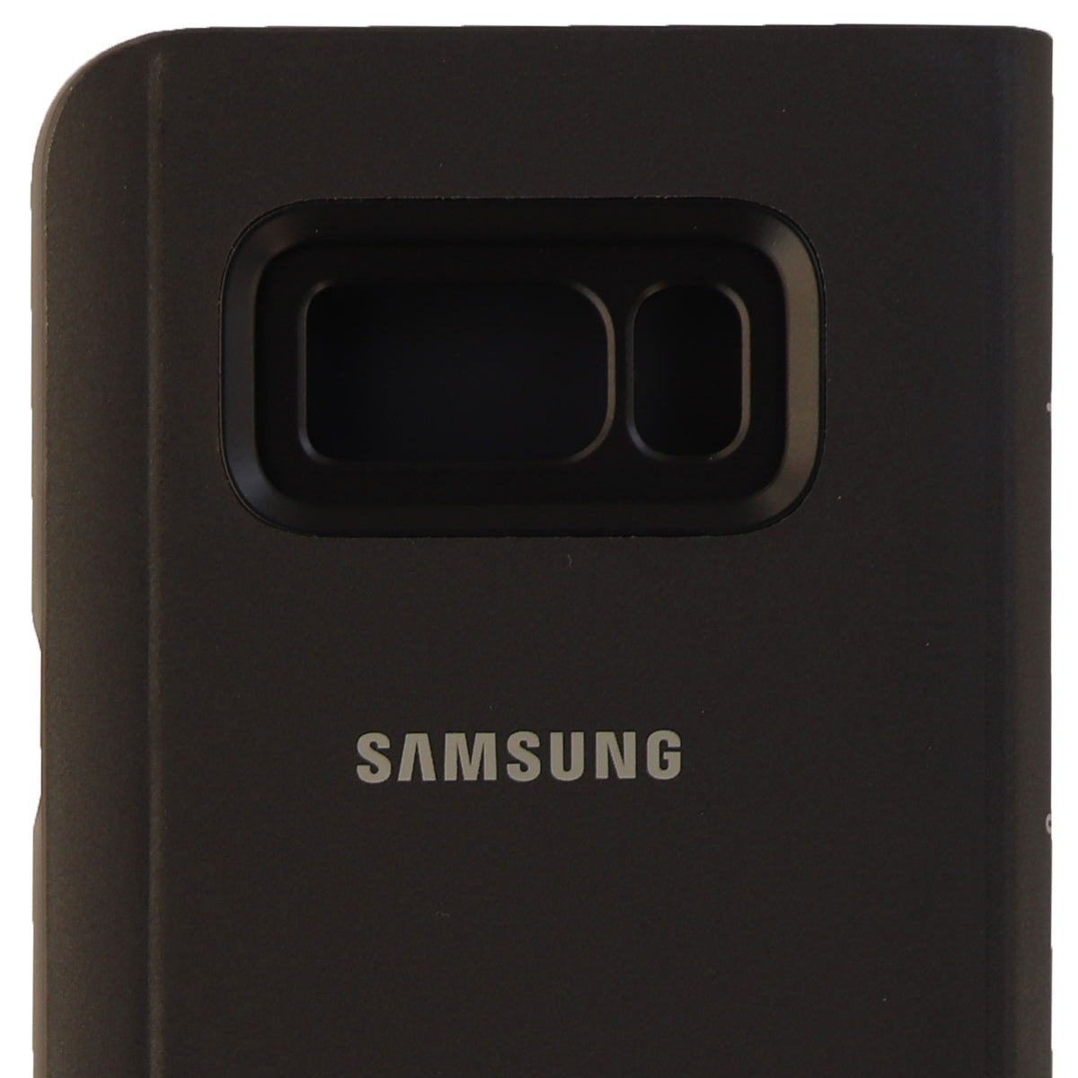 Samsung S-View Flip Cover Series Hard Folio Case for Galaxy S8+ (Plus) - Black Cell Phone - Cases, Covers & Skins Samsung    - Simple Cell Bulk Wholesale Pricing - USA Seller