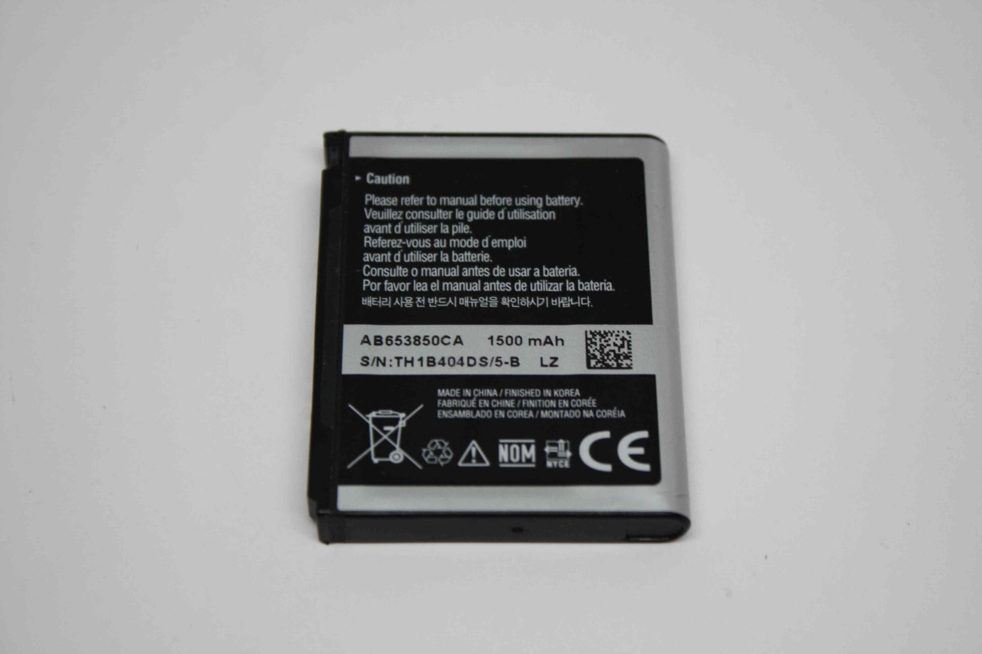 OEM Samsung AB653850CA 1440 mAh Replacement Battery for BEHOLD II SGH T939 Cell Phone - Batteries Samsung    - Simple Cell Bulk Wholesale Pricing - USA Seller