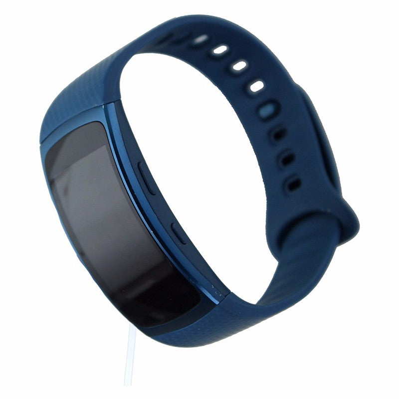 Samsung Gear Fit2 SM-R360 GPS Fitness Tracker - Blue Large Sports Band Smart Watches Samsung    - Simple Cell Bulk Wholesale Pricing - USA Seller