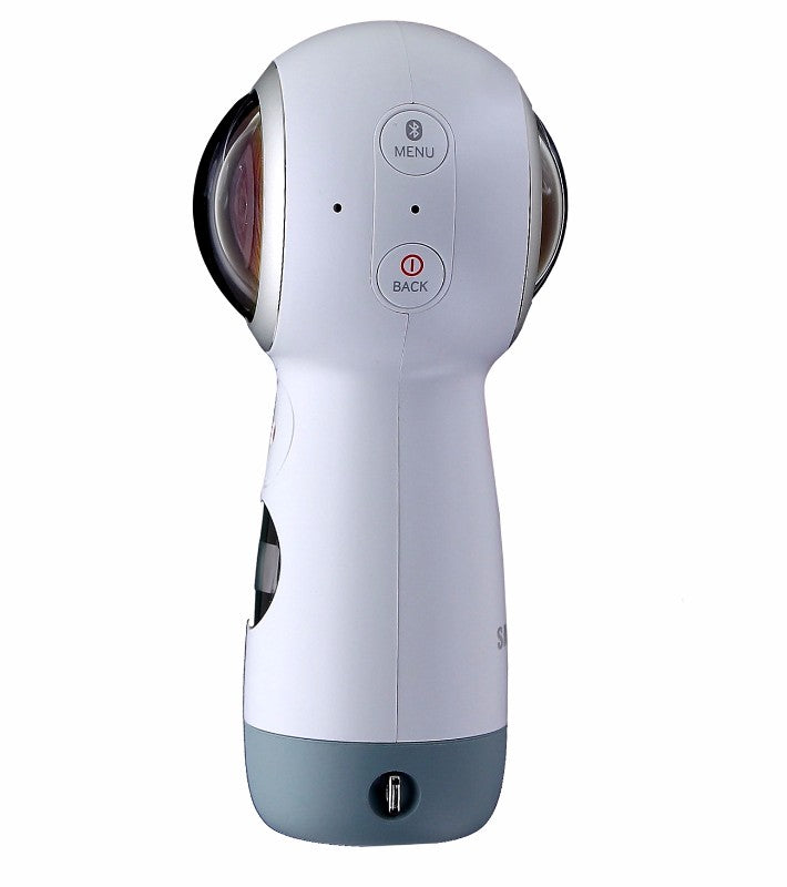 Samsung Gear 360 (2017 Edition) Real 360 4K VR Camera Camcorder - White Camcorders Samsung    - Simple Cell Bulk Wholesale Pricing - USA Seller
