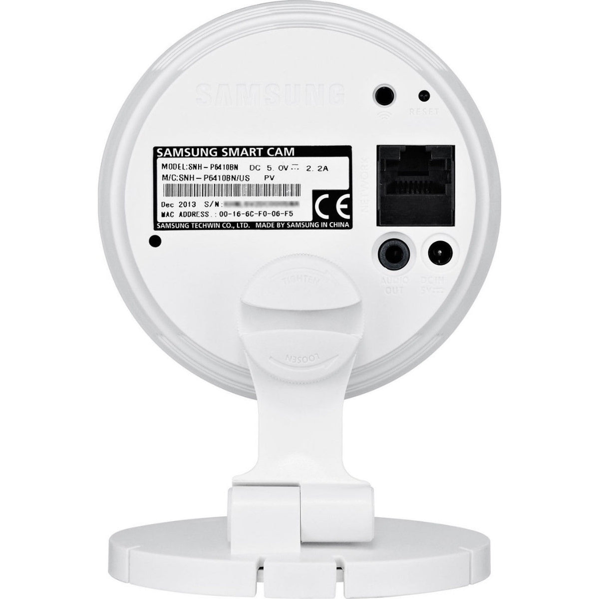 Samsung SmartCam HD Pro 1080p Full-HD Indoor Wi-Fi Security Camera - White Home Surveillance - Security Cameras Samsung    - Simple Cell Bulk Wholesale Pricing - USA Seller