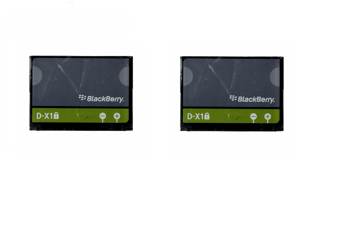 KIT 2x Blackberry D-X1 1380 mAh Replacement Battery for Blackberry 9650 Cell Phone - Batteries Blackberry    - Simple Cell Bulk Wholesale Pricing - USA Seller