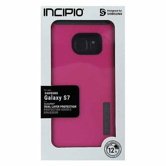 Incipio DualPro Dual Layer Protective Case Cover Samsung Galaxy S7 - Pink / Gray Cell Phone - Cases, Covers & Skins Incipio    - Simple Cell Bulk Wholesale Pricing - USA Seller