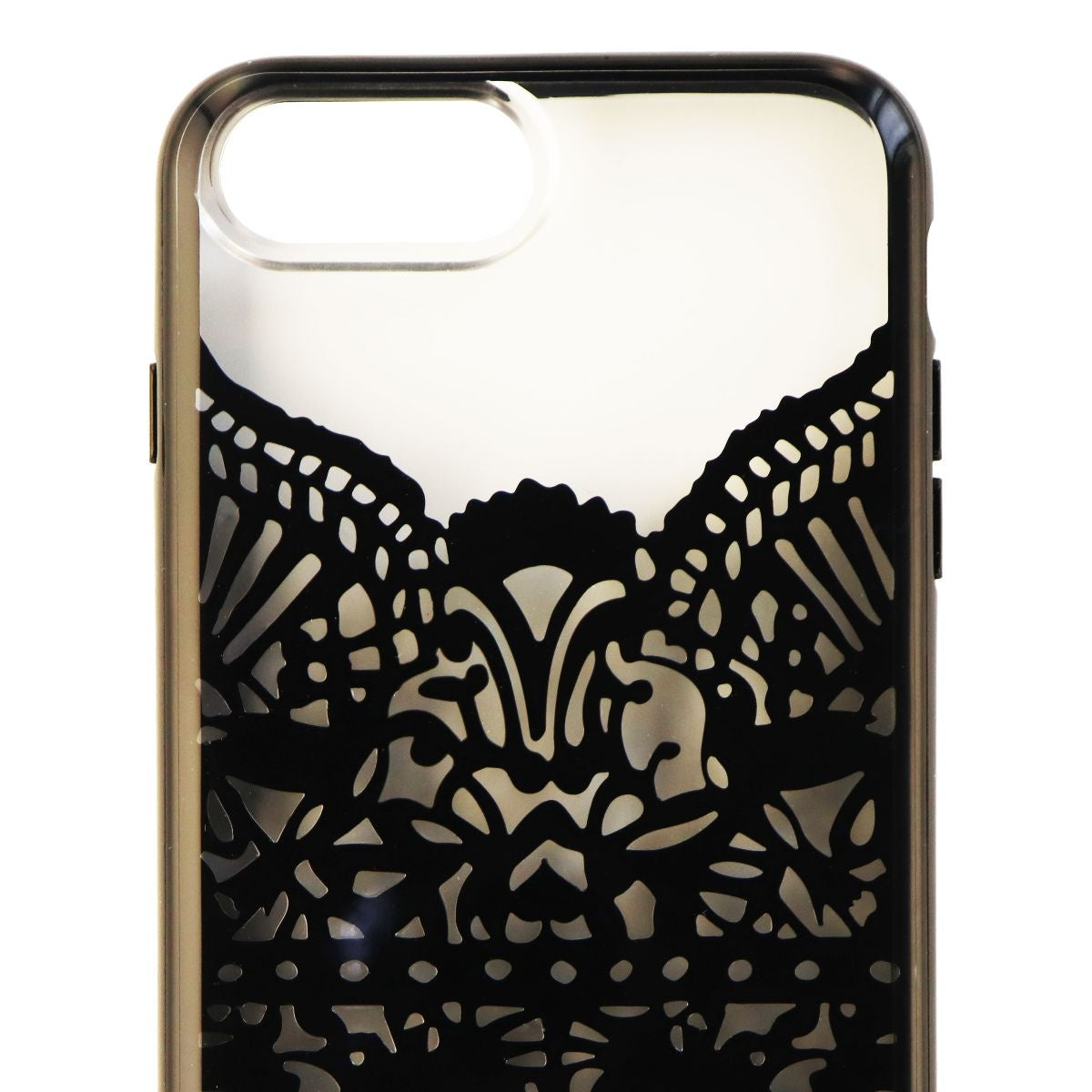 Kate Spade Lace Cage Case for iPhone 8 Plus 7 Plus 6s Plus - Clear / Black Lace Cell Phone - Cases, Covers & Skins Kate Spade    - Simple Cell Bulk Wholesale Pricing - USA Seller