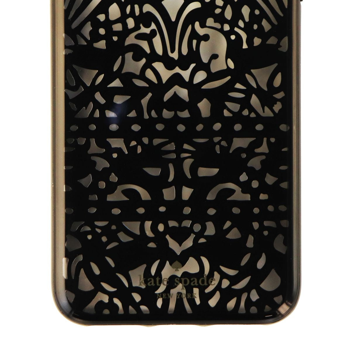 Kate Spade Lace Cage Case for iPhone 8 Plus 7 Plus 6s Plus - Clear / Black Lace Cell Phone - Cases, Covers & Skins Kate Spade    - Simple Cell Bulk Wholesale Pricing - USA Seller