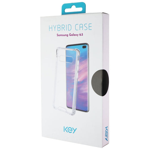 Key Hybrid Hard Case for Samsung Galaxy (S10+) Smartphones - Clear Cell Phone - Cases, Covers & Skins Key    - Simple Cell Bulk Wholesale Pricing - USA Seller