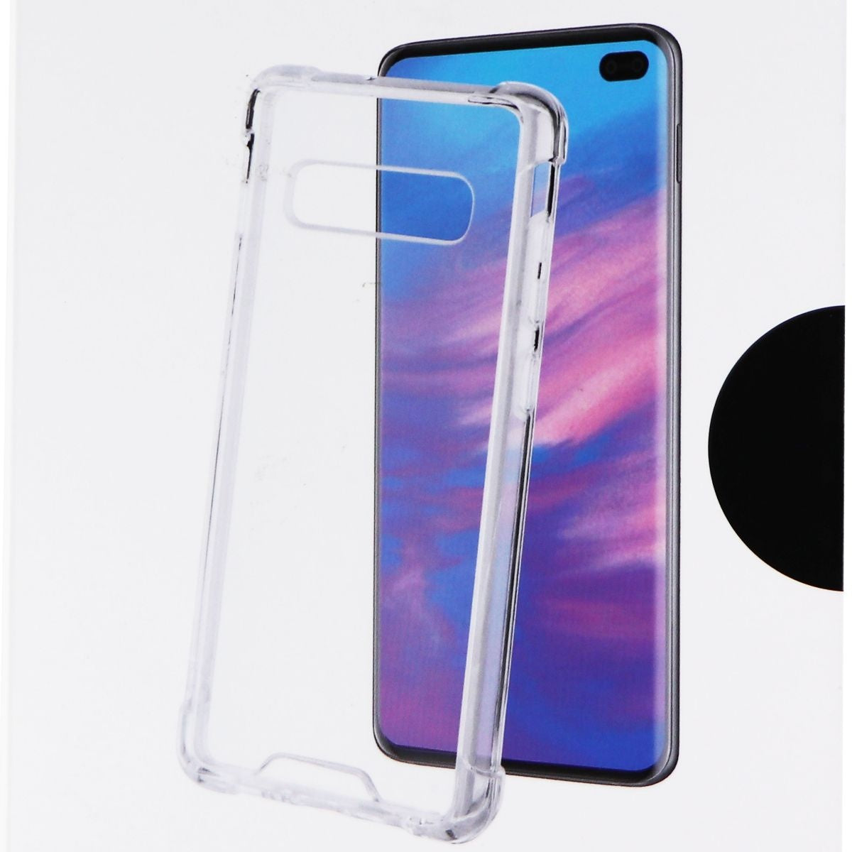 Key Hybrid Hard Case for Samsung Galaxy (S10+) Smartphones - Clear Cell Phone - Cases, Covers & Skins Key    - Simple Cell Bulk Wholesale Pricing - USA Seller