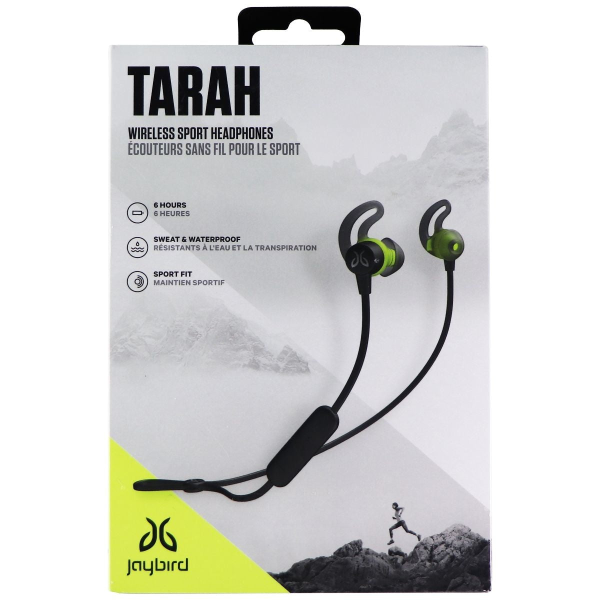 Jaybird Tarah Bluetooth Wireless Sport Headphones - Black Metallic/Flash Portable Audio - Headphones Jaybird    - Simple Cell Bulk Wholesale Pricing - USA Seller