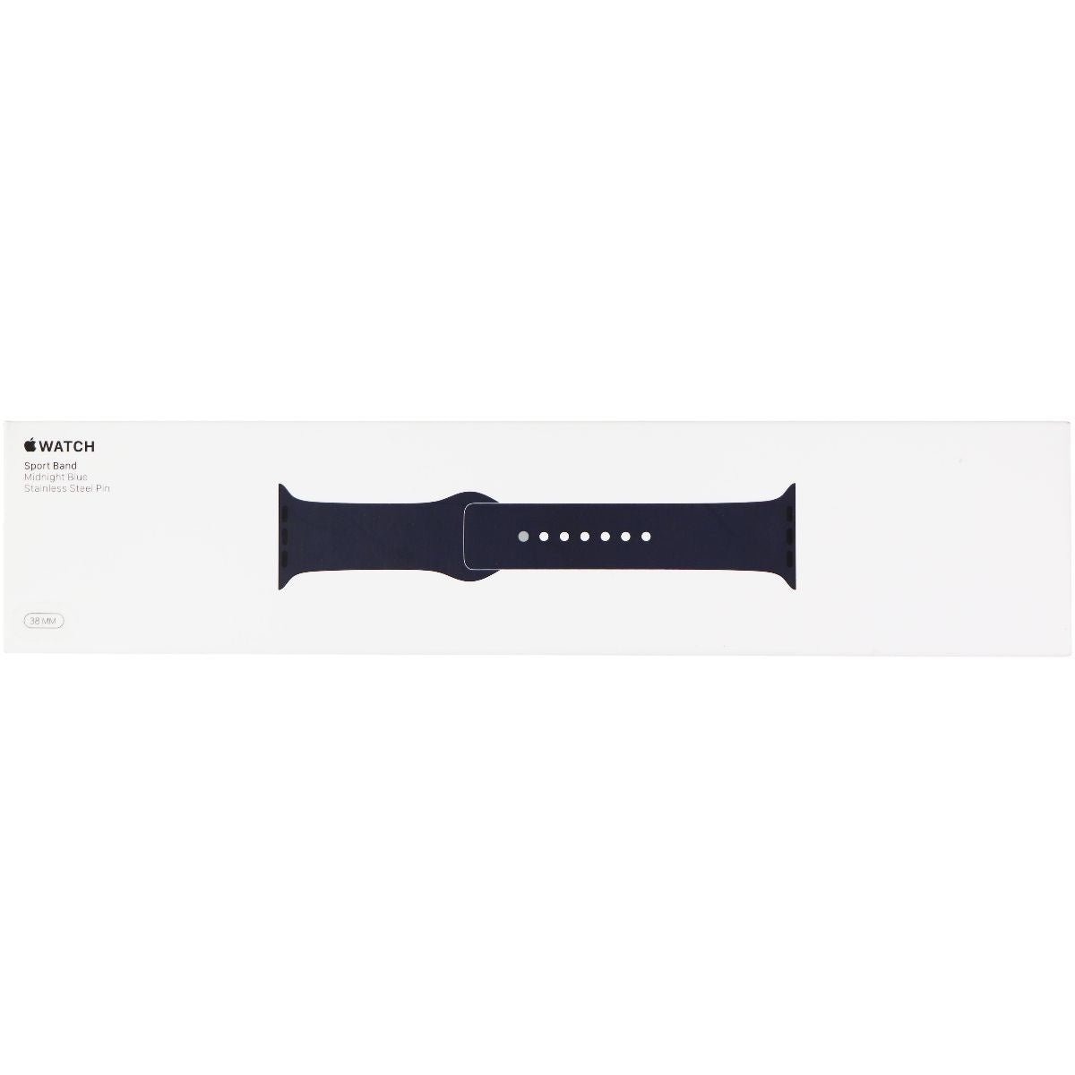 Apple Sport Band (38mm) for Apple Watch Any Series 38/40/41mm - Midnight Blue Smart Watch Accessories - Watch Bands Apple    - Simple Cell Bulk Wholesale Pricing - USA Seller