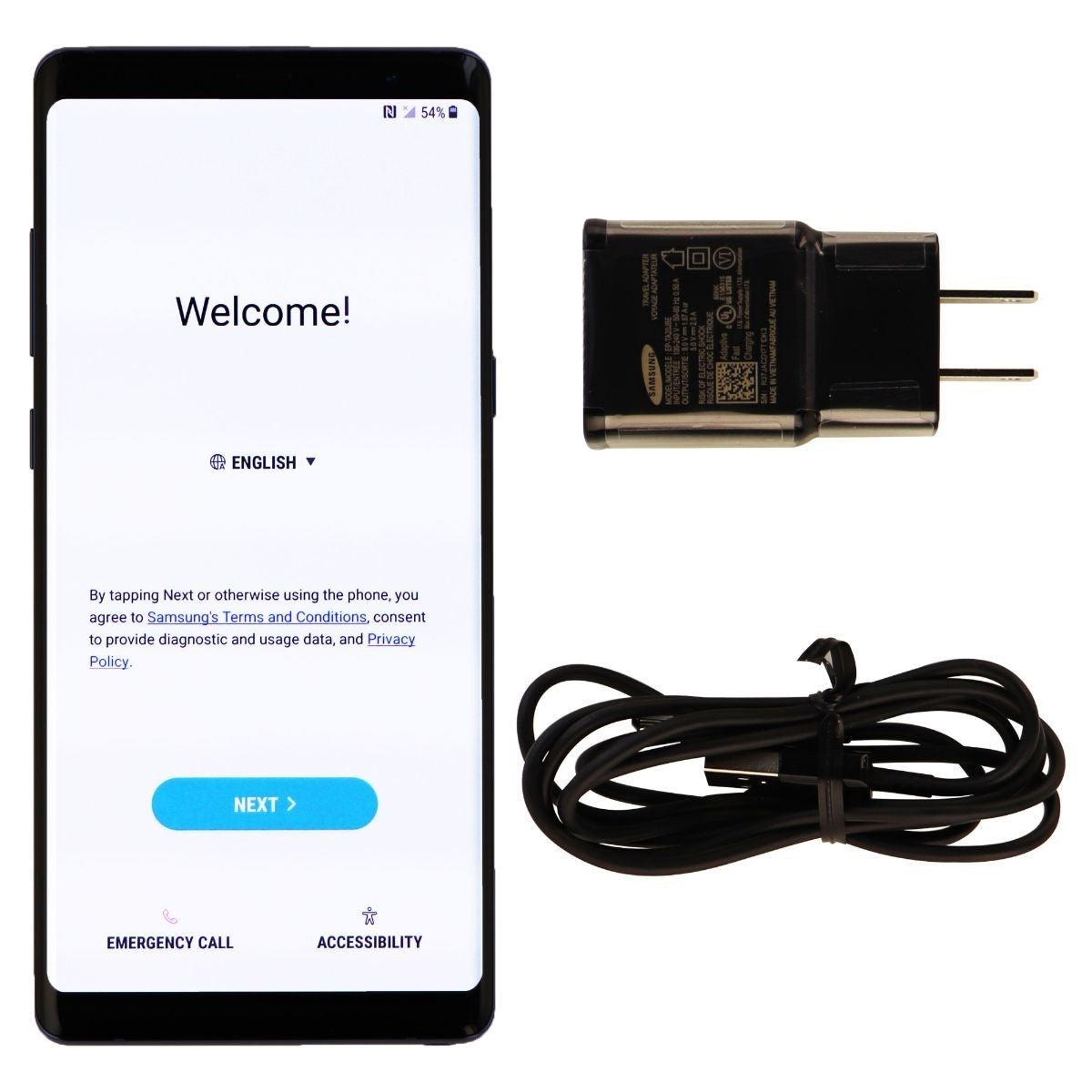 Samsung Galaxy Note8 (SM-N950U) GSM Unlocked + Verizon - 64GB / Deep Sea Blue Cell Phones & Smartphones Samsung    - Simple Cell Bulk Wholesale Pricing - USA Seller