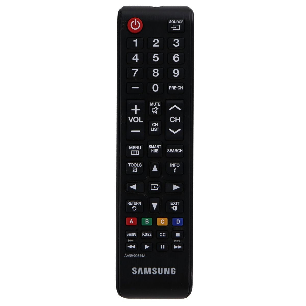 Samsung Remote Control (AA59-00854A) for Select Samsung TVs - Black TV, Video & Audio Accessories - Remote Controls Samsung    - Simple Cell Bulk Wholesale Pricing - USA Seller