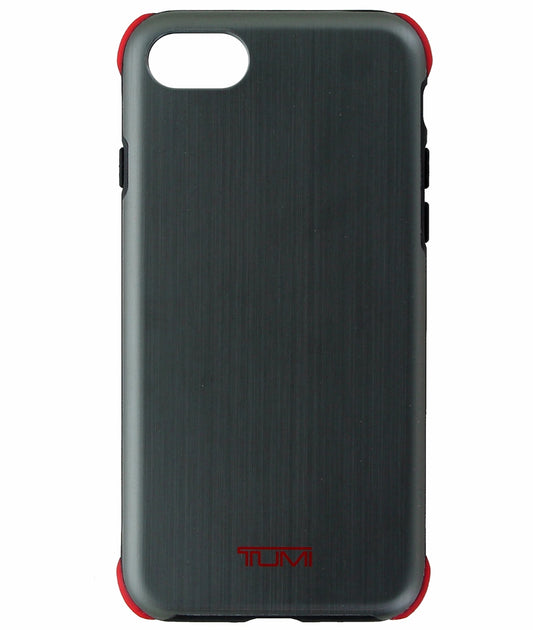 TUMI Protection Hard Shell Case Cover for Apple iPhone 7 - Brushed Gunmetal/Red Cell Phone - Cases, Covers & Skins Tumi    - Simple Cell Bulk Wholesale Pricing - USA Seller