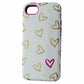 Sonix Inlay Dual Layer Case for Apple iPhone 5C - White/Pink - Heart to Heart Cell Phone - Cases, Covers & Skins Sonix    - Simple Cell Bulk Wholesale Pricing - USA Seller
