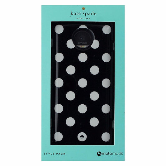 Kate Spade Style Pack Mod for Motorola Moto Z / Moto Z Force - Black/White Dots Cell Phone - Cases, Covers & Skins Kate Spade    - Simple Cell Bulk Wholesale Pricing - USA Seller