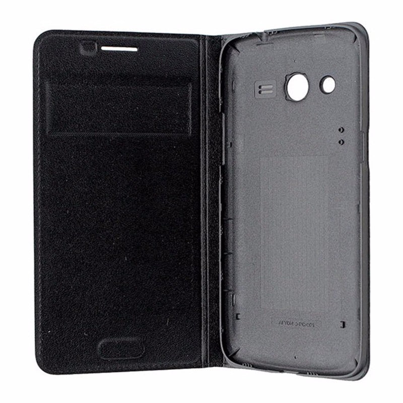 Samsung Flip Cover Case for Samsung Galaxy Core LTE - Black Cell Phone - Cases, Covers & Skins Samsung    - Simple Cell Bulk Wholesale Pricing - USA Seller