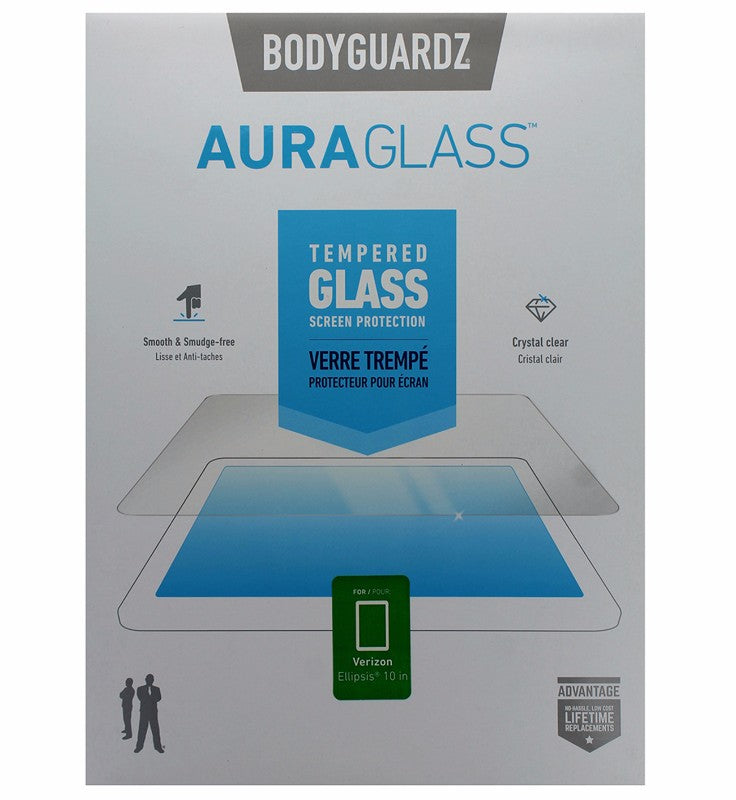 BodyGuardz Aura Glass Tempered Glass Screen Protector for Ellipsis 10 - Clear Cell Phone - Screen Protectors BODYGUARDZ    - Simple Cell Bulk Wholesale Pricing - USA Seller