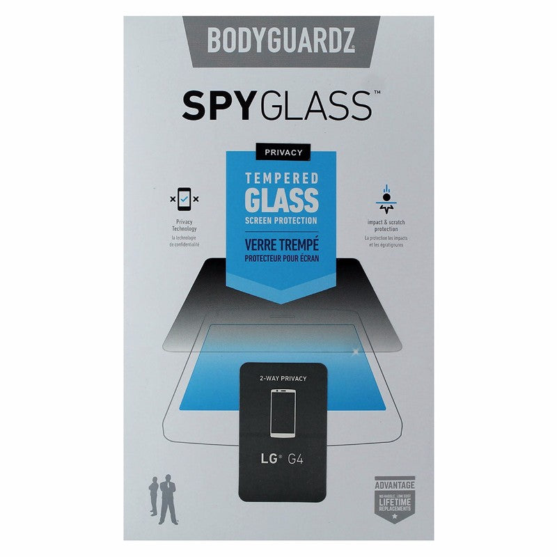 BodyGuardz SpyGlass Series Privacy Tempered Glass for LG G4 - Tinted Cell Phone - Screen Protectors BODYGUARDZ    - Simple Cell Bulk Wholesale Pricing - USA Seller