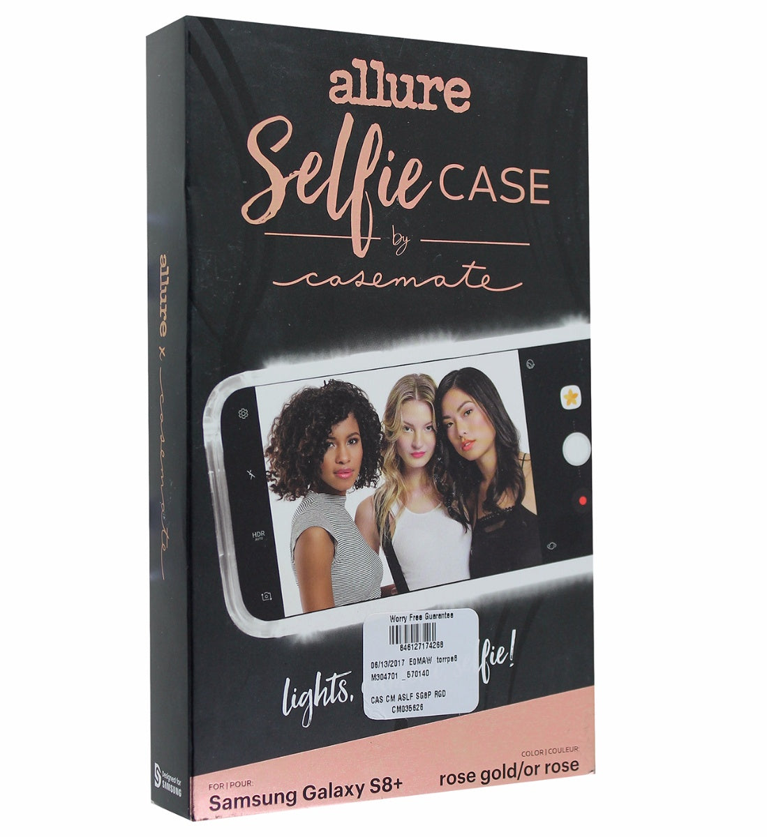 Case-Mate Allure LED Selfie Case for Samsung Galaxy S8+ (Plus) - Rose Gold Cell Phone - Cases, Covers & Skins Case-Mate    - Simple Cell Bulk Wholesale Pricing - USA Seller