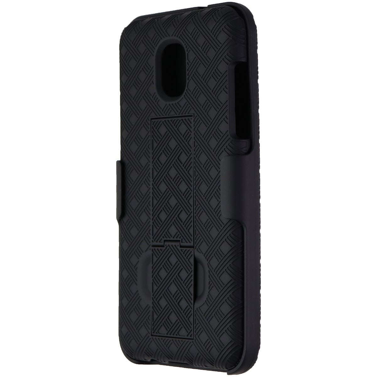 Verizon Shell and Holster for Samsung Galaxy J3 V (3rd Generation) - Black Cell Phone - Cases, Covers & Skins Verizon    - Simple Cell Bulk Wholesale Pricing - USA Seller