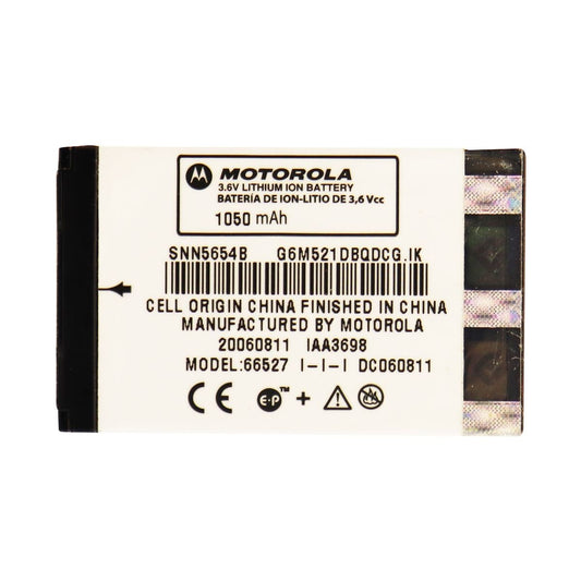 Motorola SNN5654B Lithium Ion Battery 1050mAh 3.6V for Moto Phones - White Cell Phone - Batteries Motorola    - Simple Cell Bulk Wholesale Pricing - USA Seller