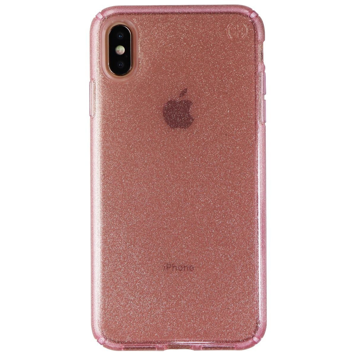 Speck Presidio Clear + Glitter Hybrid Case for Apple iPhone Xs Max - Bella Pink Cell Phone - Cases, Covers & Skins Speck    - Simple Cell Bulk Wholesale Pricing - USA Seller