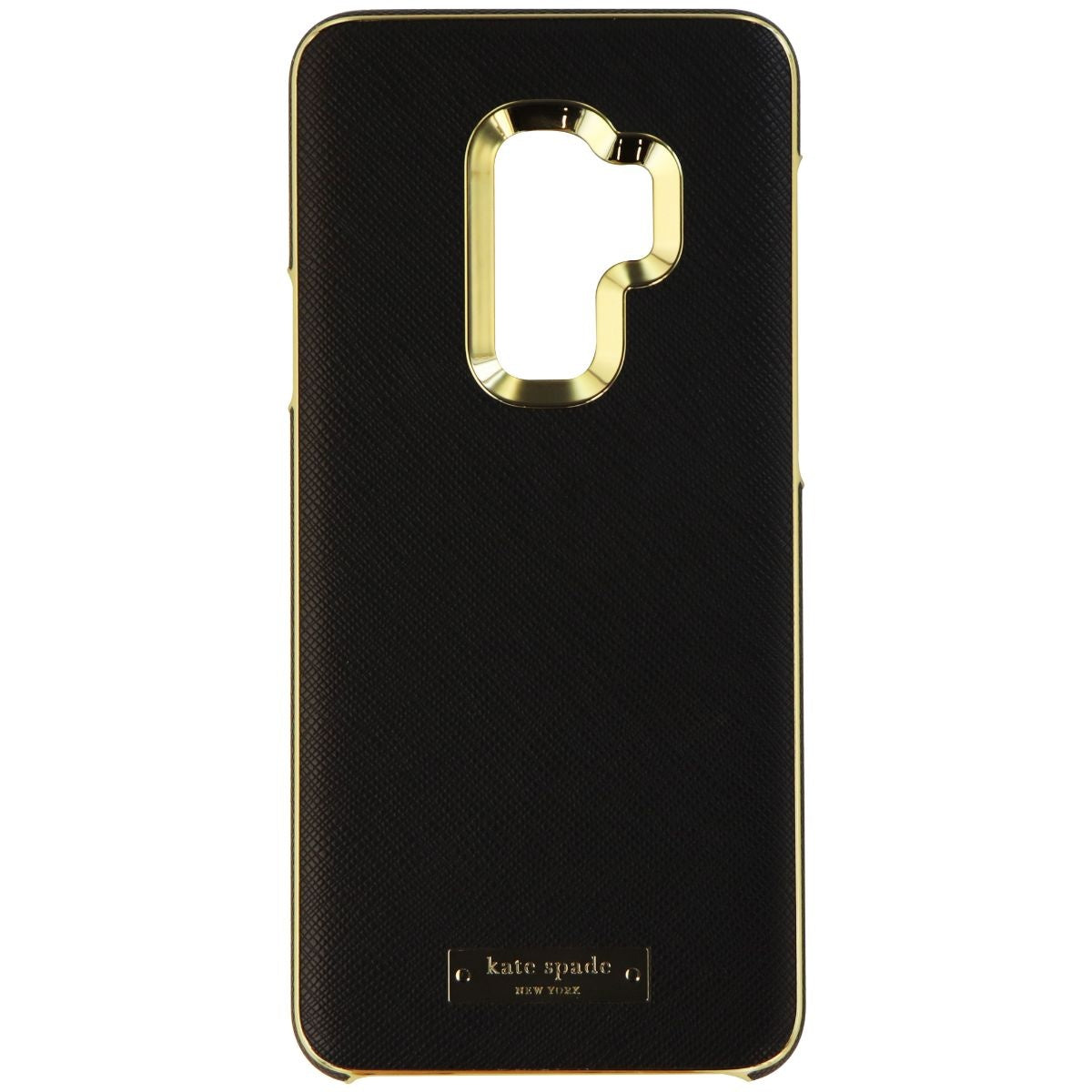 Kate Spade Wrap Series Hard Case for Galaxy S9+ (Plus) - Black Saffiano/Gold Cell Phone - Cases, Covers & Skins Kate Spade    - Simple Cell Bulk Wholesale Pricing - USA Seller