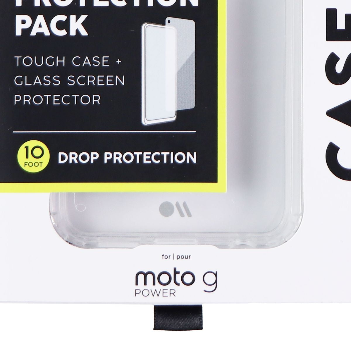 Case-Mate Tough Series Case + Tempered Glass for Motorola Moto G Power - Clear Cell Phone - Cases, Covers & Skins Case-Mate    - Simple Cell Bulk Wholesale Pricing - USA Seller