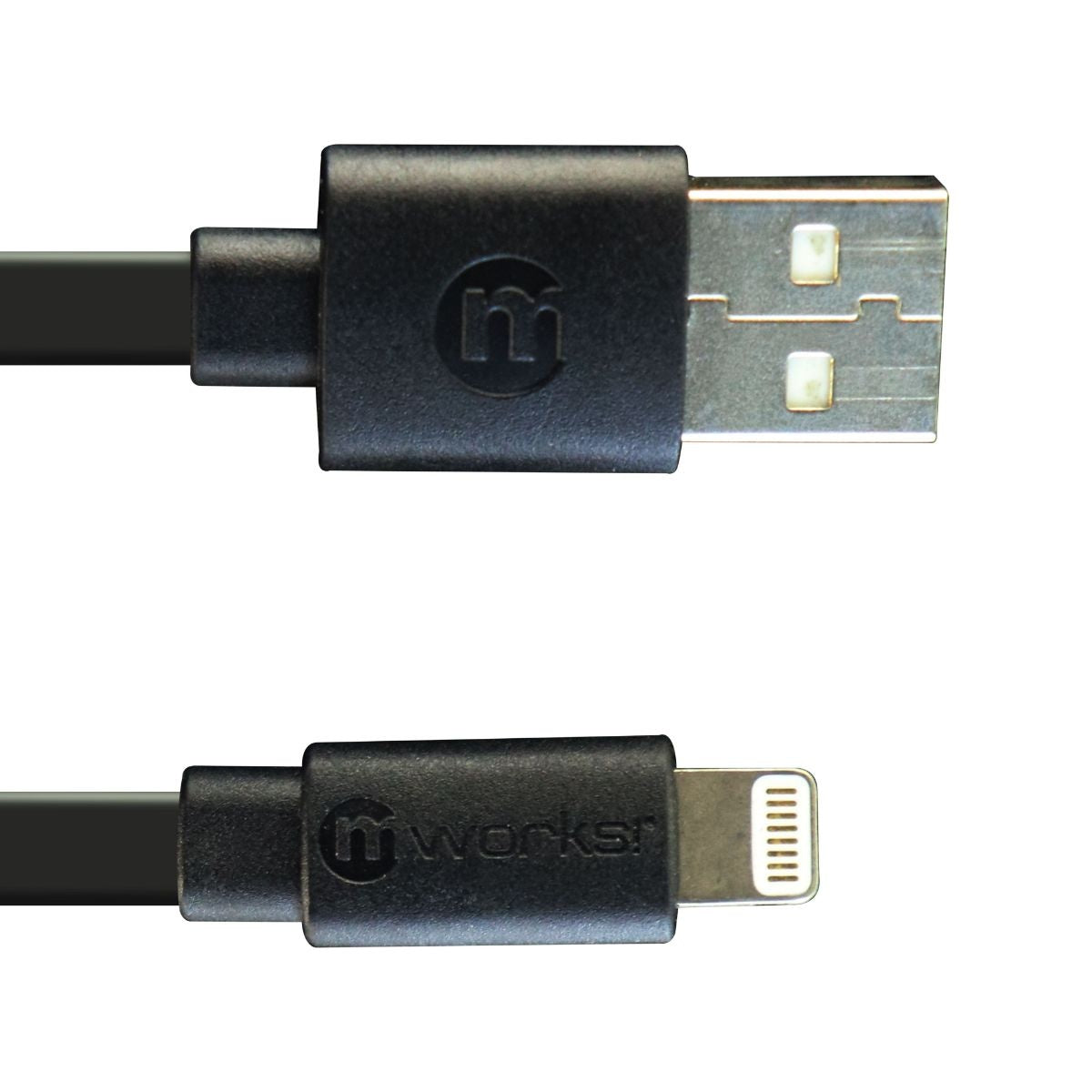 mWorks! (6-Foot) USB to 8-Pin Charge and Sync Cable - Black Cell Phone - Cables & Adapters mWorks!    - Simple Cell Bulk Wholesale Pricing - USA Seller