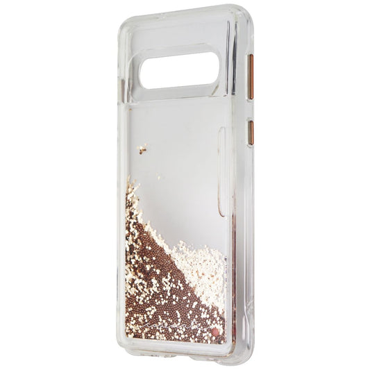 Case-Mate Waterfall Liquid Glitter Case for Samsung Galaxy S10 - Clear / Gold Cell Phone - Cases, Covers & Skins Case-Mate    - Simple Cell Bulk Wholesale Pricing - USA Seller