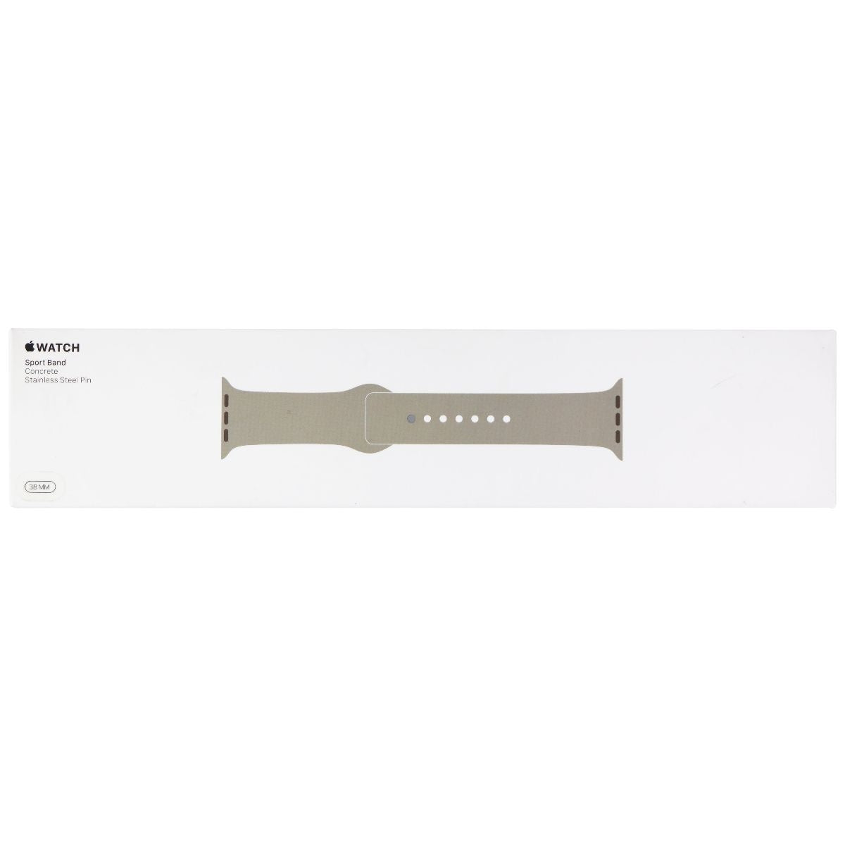 Apple Watch Sport Band (38mm) for Apple Watch Any Series 38mm & 40mm - Concrete Smart Watch Accessories - Watch Bands Apple    - Simple Cell Bulk Wholesale Pricing - USA Seller