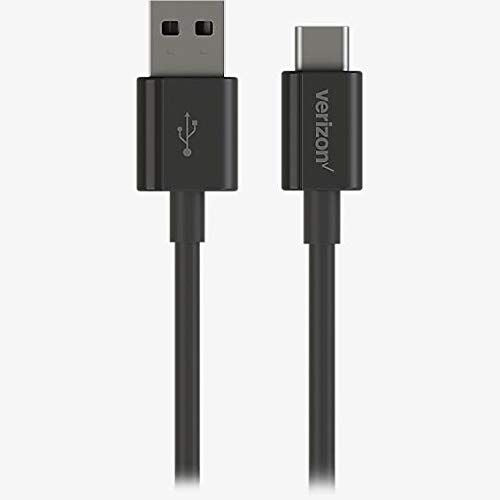 Verizon (TVL12WTYPEC - M) 6Ft Charge & Sync Data Cable for USB-C Devices - Black Cell Phone - Cables & Adapters Verizon    - Simple Cell Bulk Wholesale Pricing - USA Seller