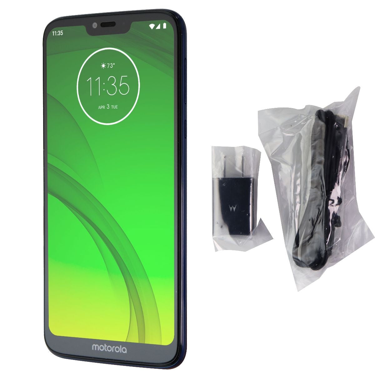 Motorola Moto G7 Power (6.2-in) Smartphone (M3DE6) Unlocked - 32GB / Marine Blue Cell Phones & Smartphones Motorola    - Simple Cell Bulk Wholesale Pricing - USA Seller