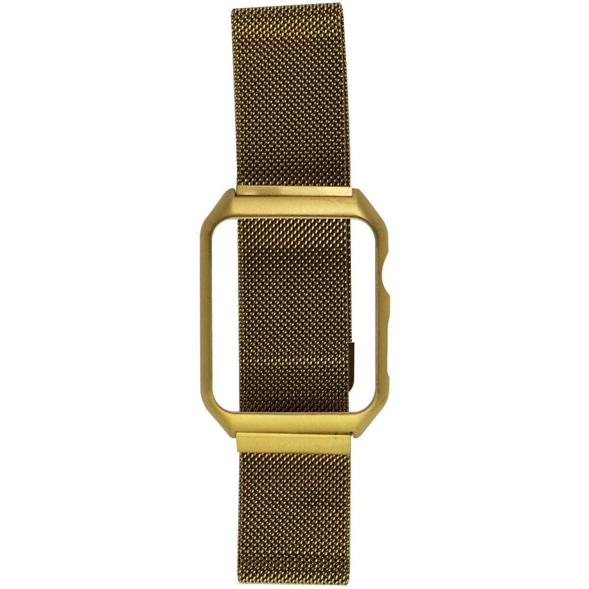 42mm Metal Frame Case + Mesh Band for Apple Watch 42mm Series 3 / 2 & 1 - Gold Smart Watch Accessories - Watch Bands Unbranded    - Simple Cell Bulk Wholesale Pricing - USA Seller