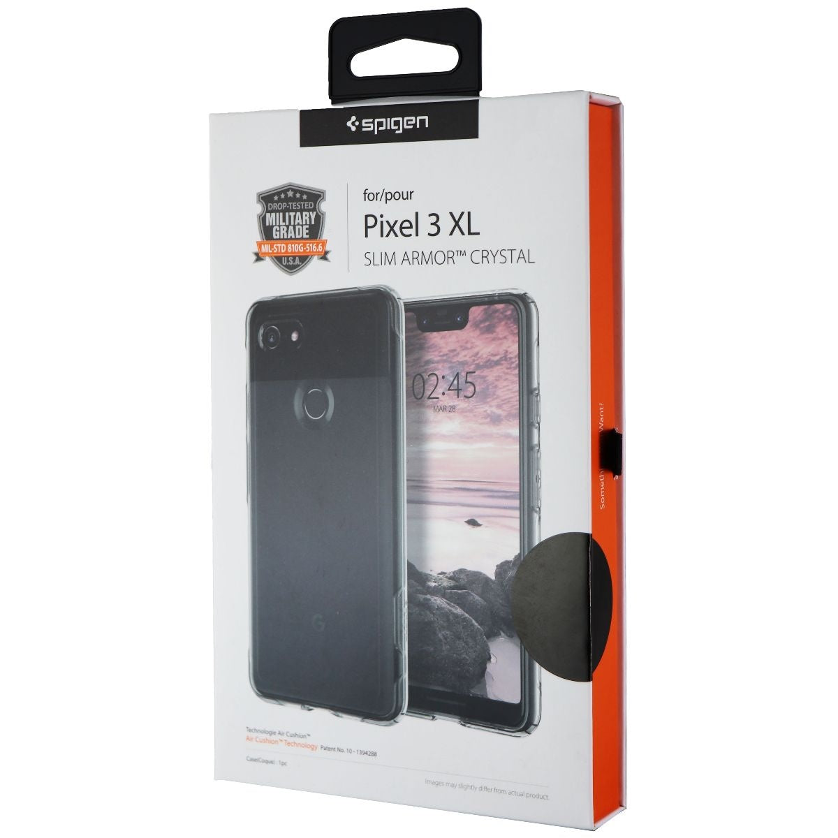 Spigen Slim Armor Crystal Series Hybrid Case for Google Pixel 3 XL - Clear Cell Phone - Cases, Covers & Skins Spigen    - Simple Cell Bulk Wholesale Pricing - USA Seller