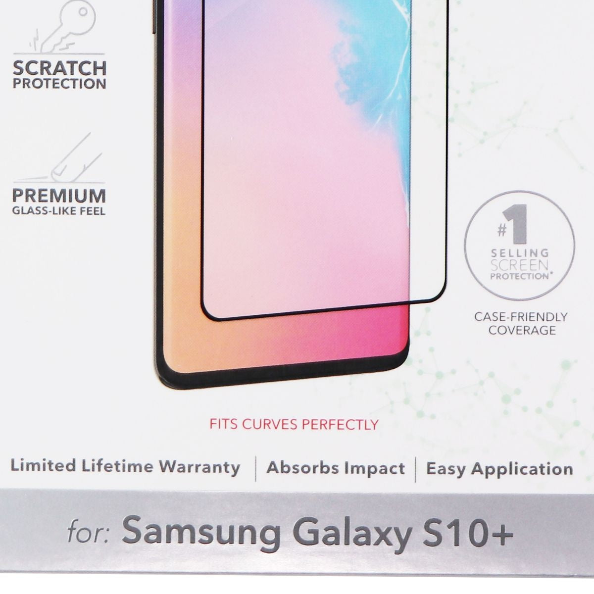 ZAGG InvisibleShield Glass Fusion Screen Protector for Samsung Galaxy (S10+) Cell Phone - Screen Protectors Zagg    - Simple Cell Bulk Wholesale Pricing - USA Seller