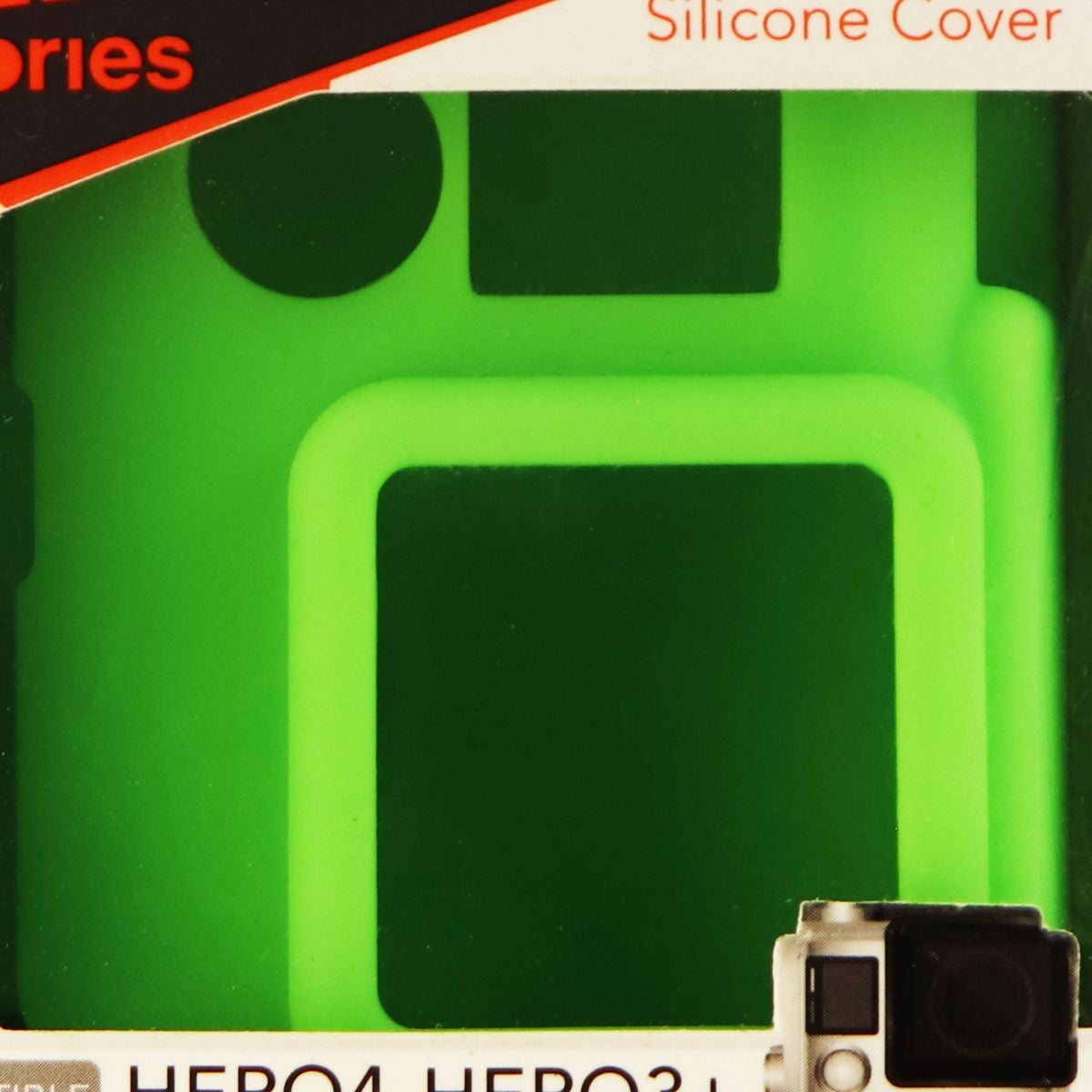 XSories Silicone Cover Case for GoPro Hero, Hero 3, 3+ and Hero 4 - Green Digital Camera - Cases, Bags & Covers XSories    - Simple Cell Bulk Wholesale Pricing - USA Seller