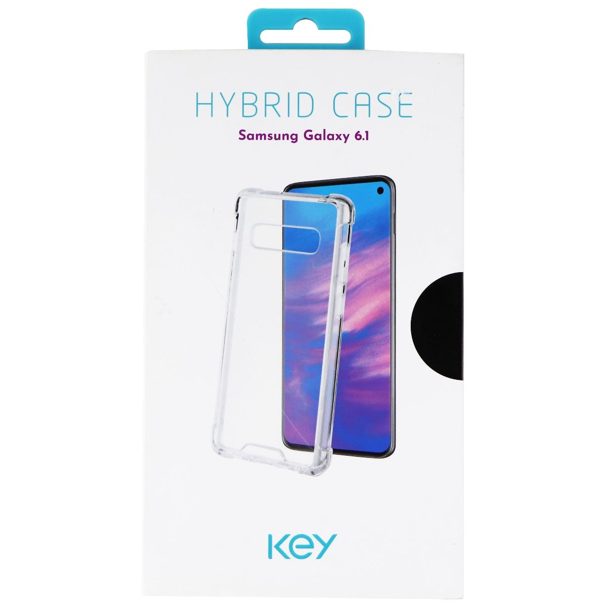 Key Hybrid Hard Case for Samsung Galaxy S10 Smartphones - Clear Cell Phone - Cases, Covers & Skins Key    - Simple Cell Bulk Wholesale Pricing - USA Seller