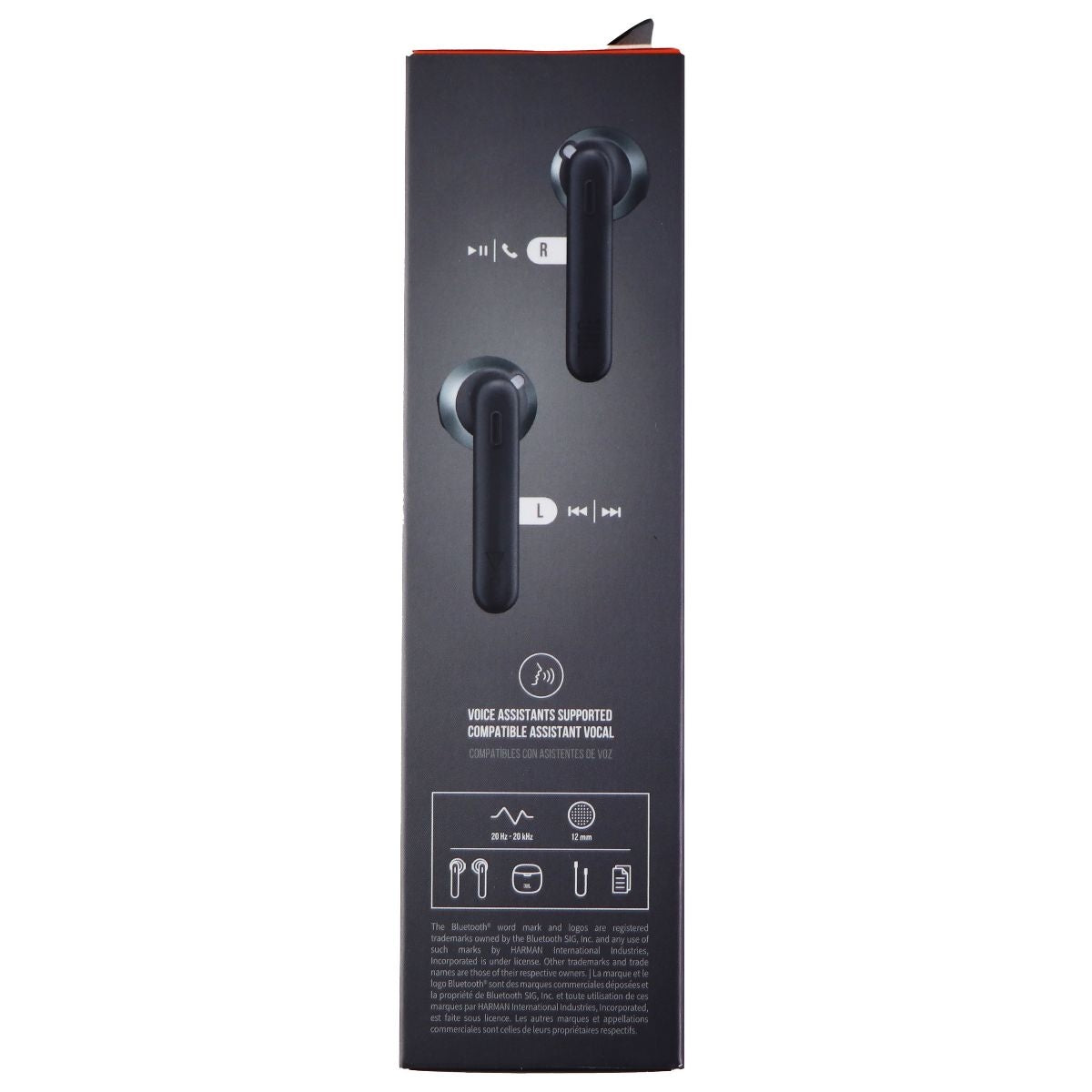 JBL Tune 220TWS True Wireless In-Ear Headphones - Black Portable Audio - Headphones JBL    - Simple Cell Bulk Wholesale Pricing - USA Seller