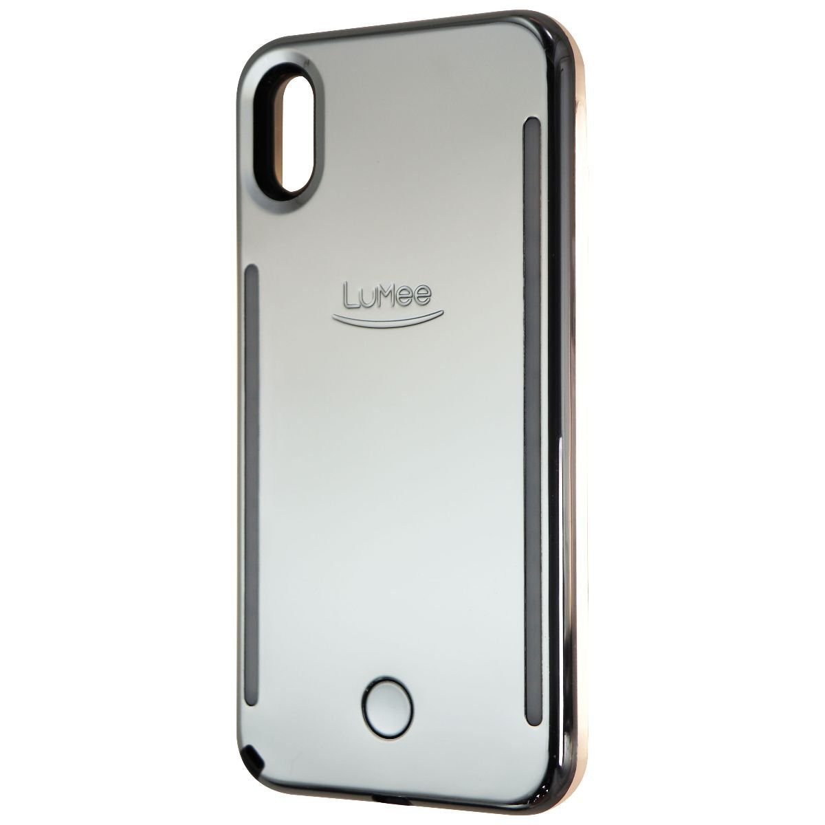 LuMee Duo Instafame Lighted Case for Apple iPhone Xs Max - Silver Mirror Cell Phone - Cases, Covers & Skins LuMee    - Simple Cell Bulk Wholesale Pricing - USA Seller