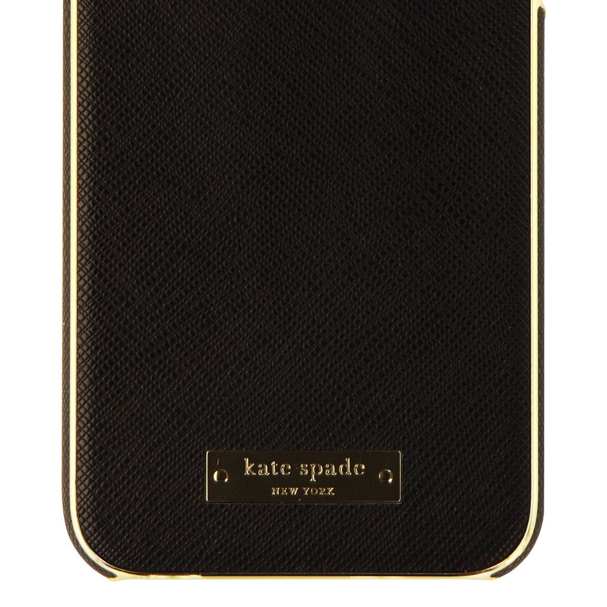 Kate Spade New York Wrap Hard Case for iPhone Xs & X  - Black Saffiano/Gold Cell Phone - Cases, Covers & Skins Kate Spade    - Simple Cell Bulk Wholesale Pricing - USA Seller