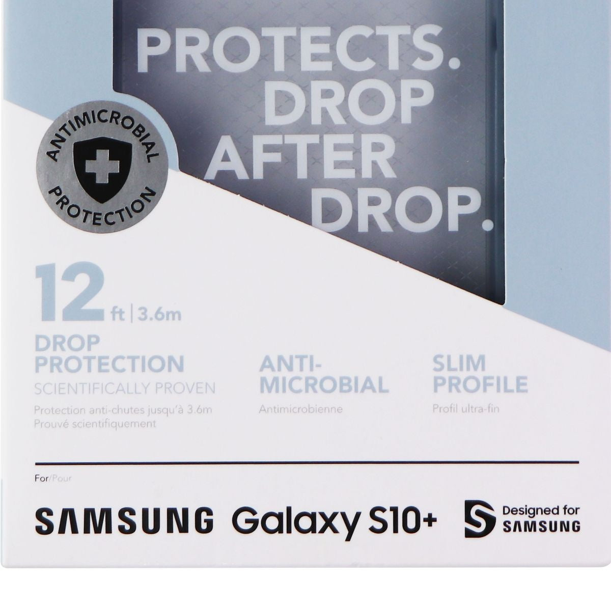 tech21 Evo Check Soft Gel Case for Samsung Galaxy (S10+) - Shark Blue Cell Phone - Cases, Covers & Skins Tech21    - Simple Cell Bulk Wholesale Pricing - USA Seller