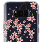Flavr Flexbile Slim Case for Samsung Galaxy (S8+) - Clear/Pink Blossom Flowers Cell Phone - Cases, Covers & Skins Flavr    - Simple Cell Bulk Wholesale Pricing - USA Seller