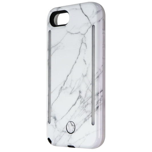 LuMee Duo Selfie LED Case for iPhone SE (2nd Gen) & iPhone 8/7/6s - White Marble Cell Phone - Cases, Covers & Skins LuMee    - Simple Cell Bulk Wholesale Pricing - USA Seller