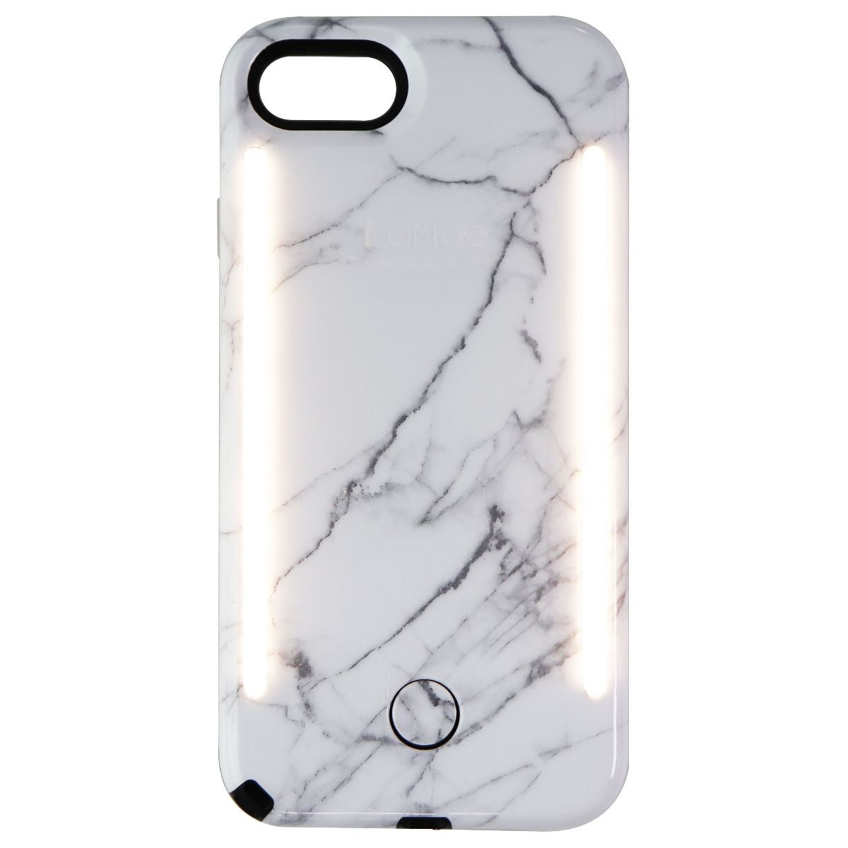 LuMee Duo Selfie LED Case for iPhone SE (2nd Gen) & iPhone 8/7/6s - White Marble Cell Phone - Cases, Covers & Skins LuMee    - Simple Cell Bulk Wholesale Pricing - USA Seller